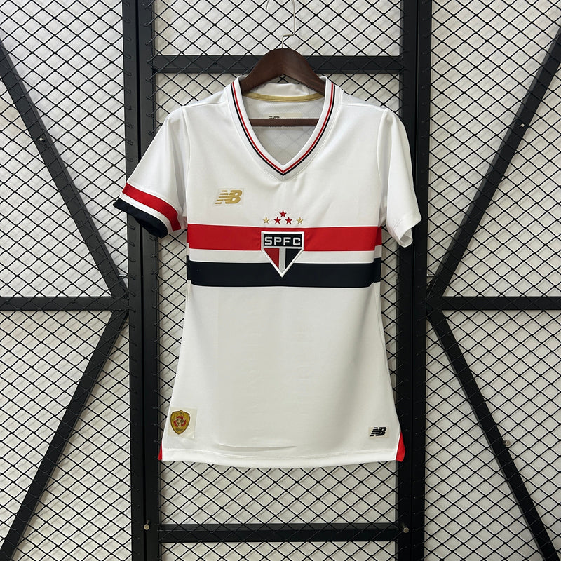 Camisa São Paulo Feminina Home 25/26